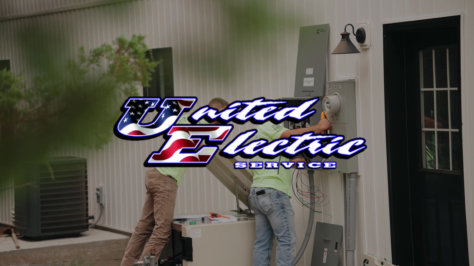 Exterior panel and transfer switch work — United Electric Service, Lebanon MO