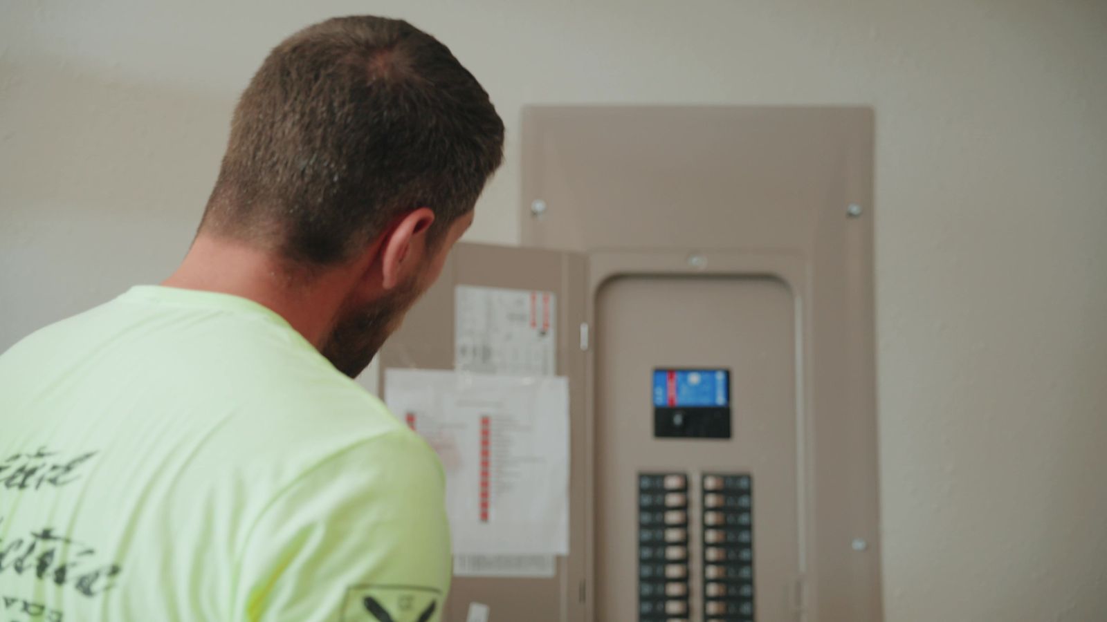 Labeling the directory on a finished residential panel — United Electric Service, Lebanon MO