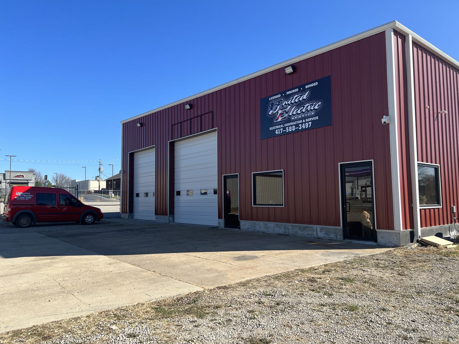 The United Electric Service shop on W. Pierce Street in Lebanon, Missouri